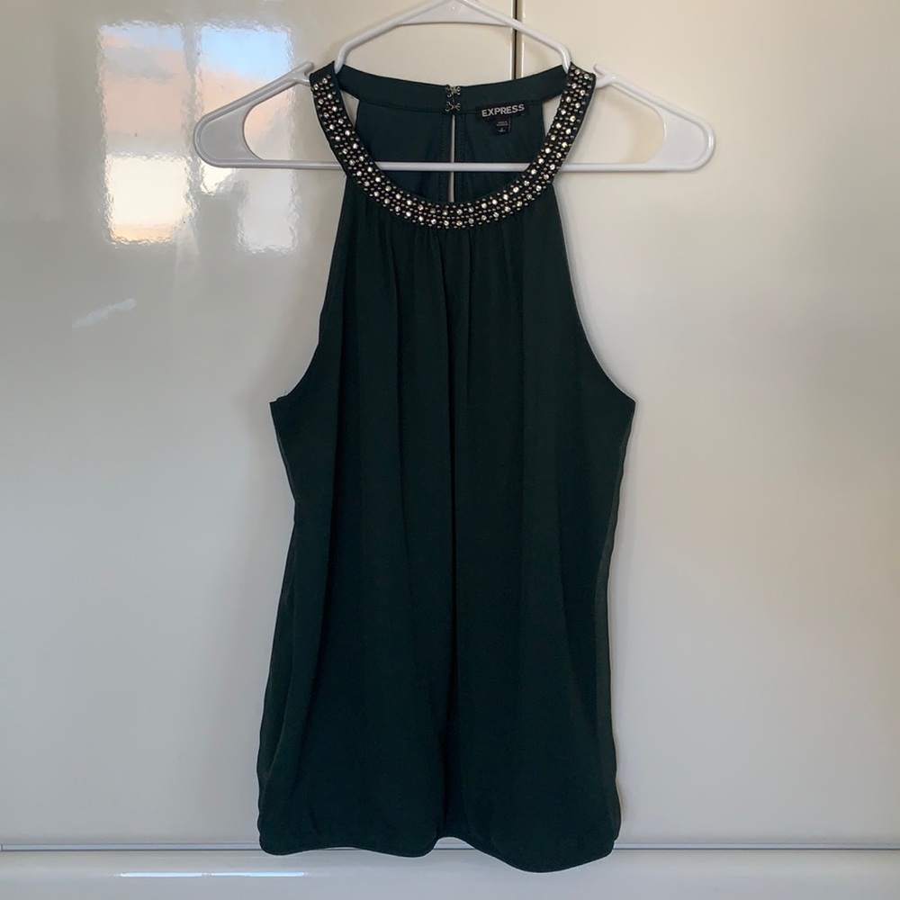 Express top in size small. Only worn a few times.